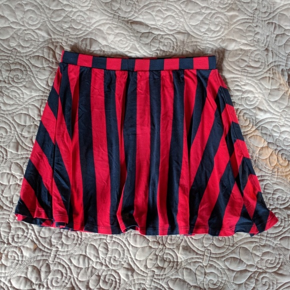 NWT ASOS striped skater skirt 6 - Picture 7 of 7